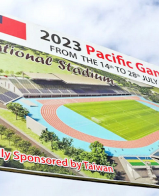 Construction of the Solomon Islands National Stadium in the capital Honiara was originally being sponsored by Taiwan but China is now shouldering the major costs of hosting the 2023 Pacific Games