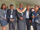 Attorney-General Siromi Turaga (centre) with Fiji Law Society members