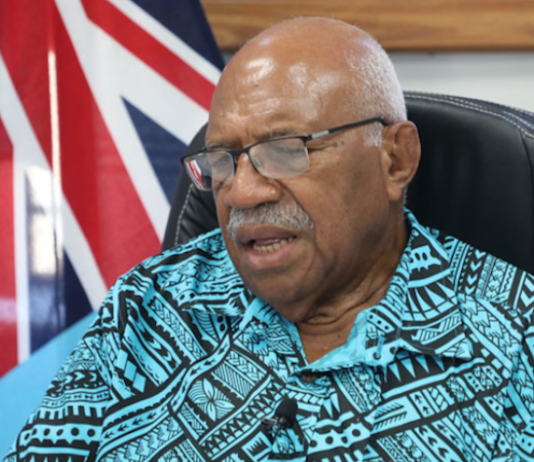 Fiji Prime Minister Sitiveni Rabuka