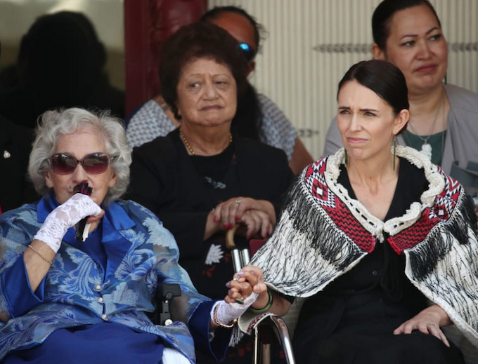 Titewhai Harawira & JA RNZ 680wide Titewhai Harawira (left) with then Prime Minister Jacinda Ardern