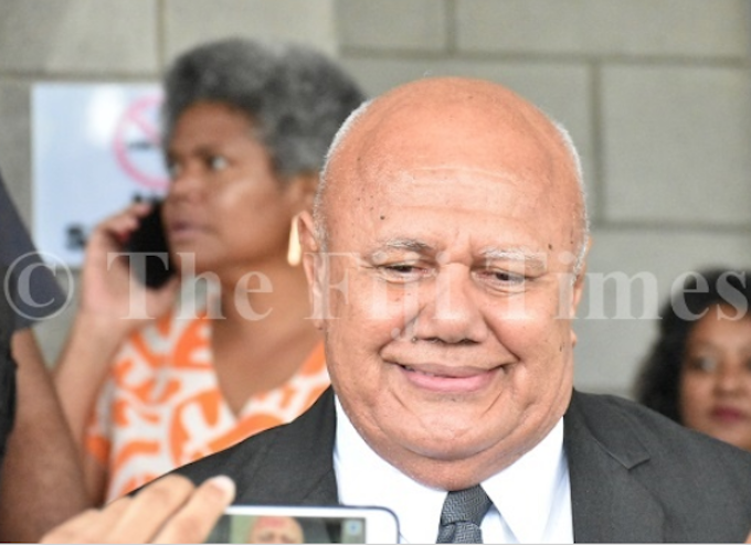Fiji Deputy Prime Minister Viliame Gavoka