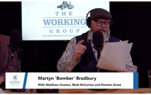 "Bomber" Bradbury convening The Working Group podcasts