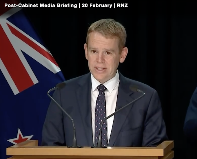 NZ Prime Minister Chris Hipkins (pictured) and Finance Minister Grant Robertson announce a $50 million support package