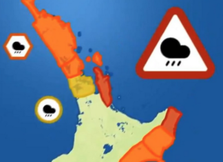 Cyclone Gabrielle . . . NZ's MetService says it expects up to 400 mm of rain to fall in the regions