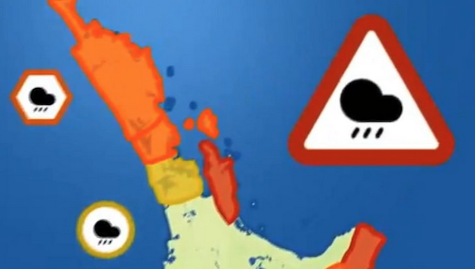 Cyclone Gabrielle . . . NZ's MetService says it expects up to 400 mm of rain to fall in the regions