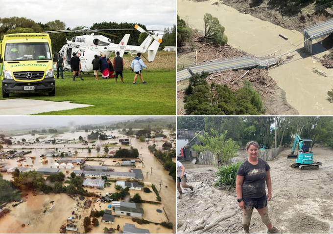 A massive NZ rescue and aid operation follows the devastation left by Cyclone Gabrielle, especially in the Hawke's Bay and Gisborne regions