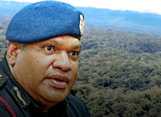 PNG Police Commissioner David Manning