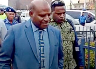 PNG's Justice Secretary Dr Eric Kwa