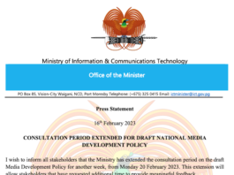 The new draft PNG communication policy