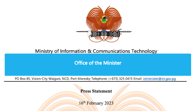 The new draft PNG communication policy