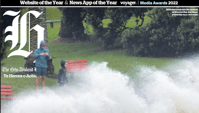 Disaster news coverage