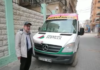 This specialised ambulance for Gaza was sponsored by several Freedom Flotilla Coalition campaigns