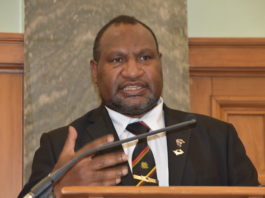 PNG Prime Minister James Marape
