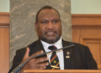 PNG Prime Minister James Marape