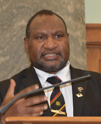 PNG Prime Minister James Marape