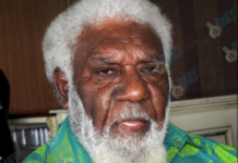 Former Vanuatu Prime Minister Joe Natuman