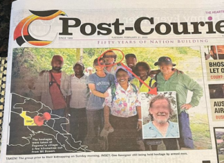 How the PNG Post-Courier reported the kidnap 210223
