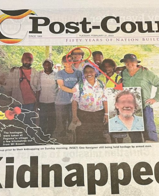 How the PNG Post-Courier reported the kidnap 210223