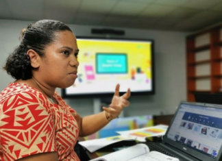 A Fiji Meteorological Service media liaison officer