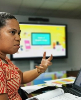 A Fiji Meteorological Service media liaison officer