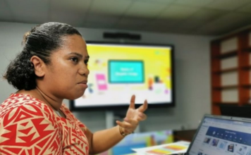 A Fiji Meteorological Service media liaison officer