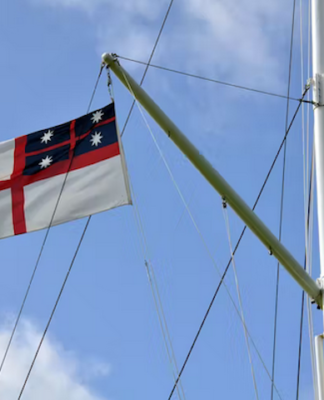New Zealand’s first official flag was the flag of the United Tribes. It was selected on 20 March 1834 by 25 chiefs from the Far North which had gathered at Waitangi in the Bay of Islands