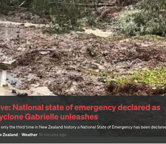 A national state of emergency declared in Aotearoa New Zealand