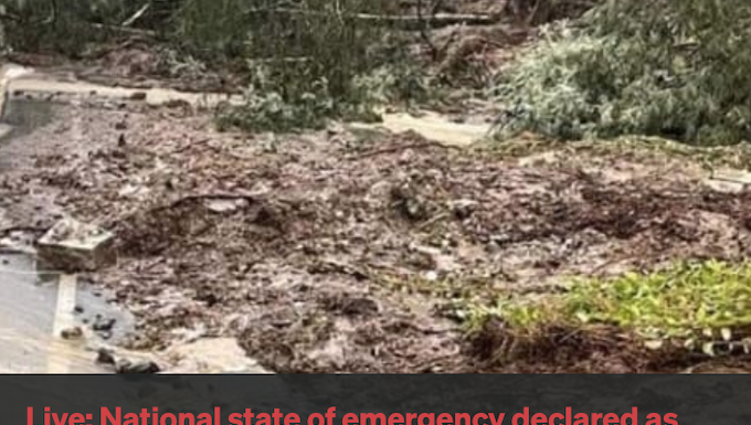 A national state of emergency declared in Aotearoa New Zealand