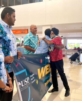 ‘I’m just a catalyst for the bigger change’, says exiled USP vice-chancellor back in Fiji USP vice-chancellor Professor Pal Ahluwalia is greeted by USP staff and students