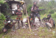 West Papua National Liberation Army fighters