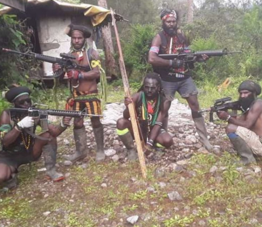 West Papua National Liberation Army fighters