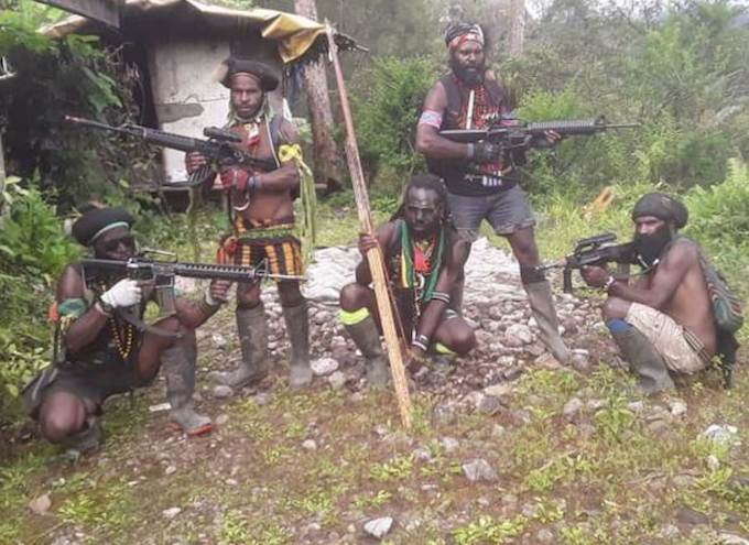 West Papua National Liberation Army fighters