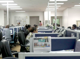 PNG Post-Courier newsroom