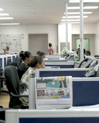 PNG Post-Courier newsroom