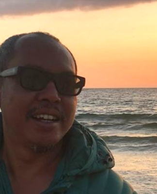 Papuan editor and publisher Victor Mambor