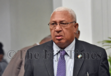 Fiji Opposition Leader Voreqe Bainimarama