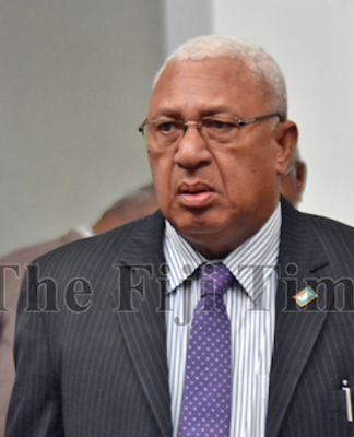 Fiji Opposition Leader Voreqe Bainimarama