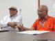 Reverend Benny Giai (left) and Reverend Rev. Socratez Sofyan Yoman at the Papuan Church Council