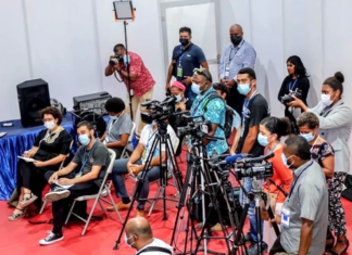 Fijian media stakeholders at the public consultation on the Media Ownership and Regulation Bill 2023 in Suva
