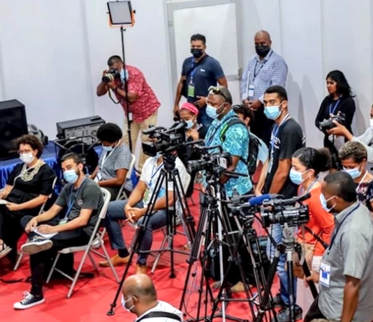 Fijian media stakeholders at the public consultation on the Media Ownership and Regulation Bill 2023 in Suva