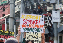 Several transport groups staged a strike yesterday in support of a better deal for jeepney owners and drivers as part of the Philippines government's modernisation programme