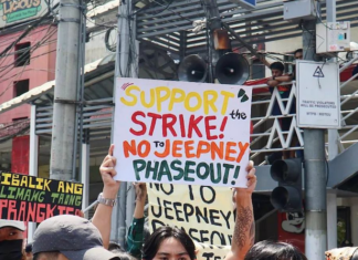Several transport groups staged a strike yesterday in support of a better deal for jeepney owners and drivers as part of the Philippines government's modernisation programme
