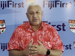 Ex-Fiji prime minister Voreqe Bainimarama