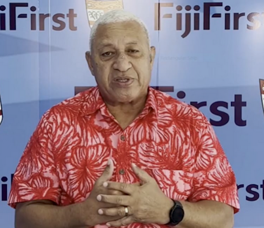 Ex-Fiji prime minister Voreqe Bainimarama