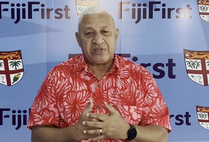 Ex-Fiji prime minister Voreqe Bainimarama