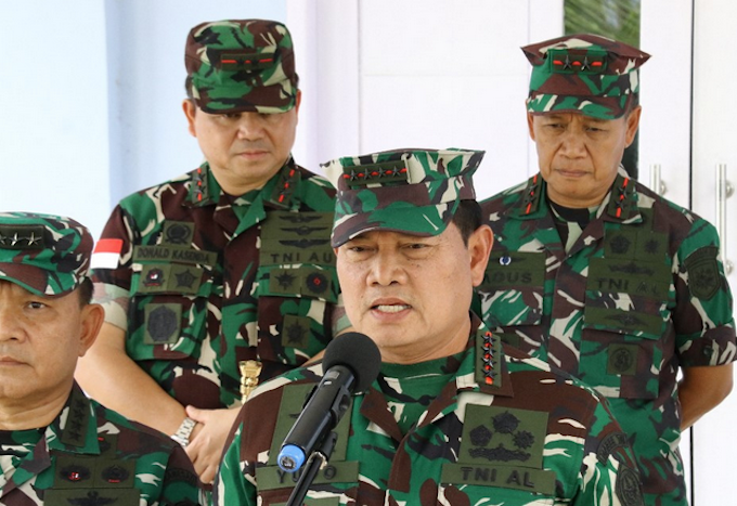 Military (TNI) commander Admiral Yudo Margono