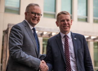 Australian Prime Minister Anthony Albanese and NZ's Chris Hipkins