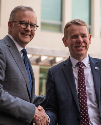 Australian Prime Minister Anthony Albanese and NZ's Chris Hipkins