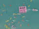 The "ban bottom trawling" flotilla off Mission Bay beach