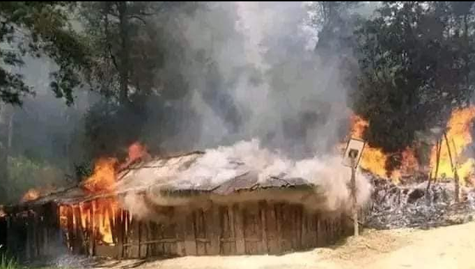Wenda accuses Indonesia of imposing ‘martial law’ abuses on West Papua A burning West Papuan honai (traditional house) said to have been set alight by Indonesian troops